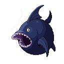 Pixel-art anglerfish