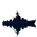 Pixel-art wreck of the USS Johnston